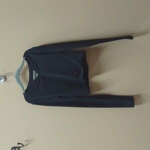 Girls Black Crop Top